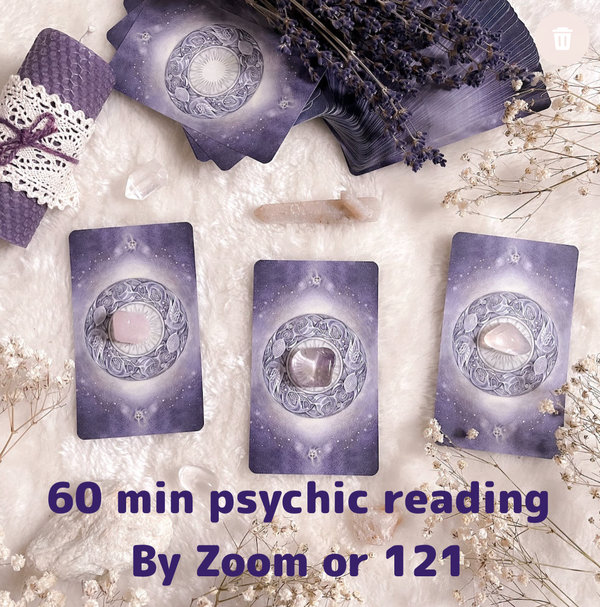 One hour Psychic Reading with Gaye by Zoom or 121
