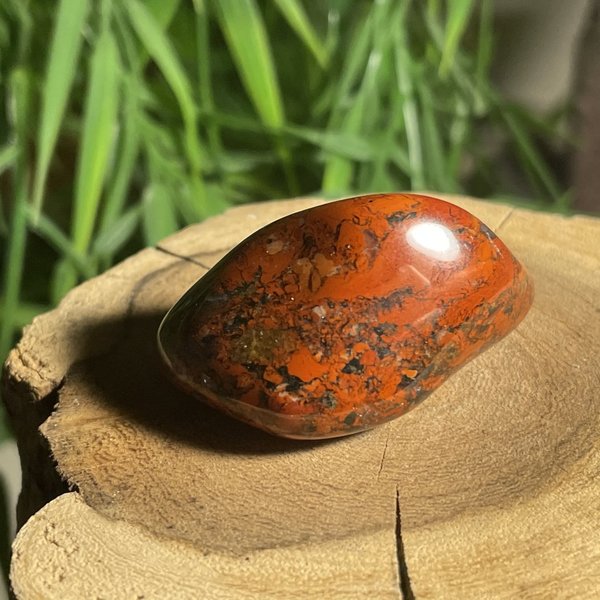 4 x Brecciated Jasper Gemstone Tumble Stone