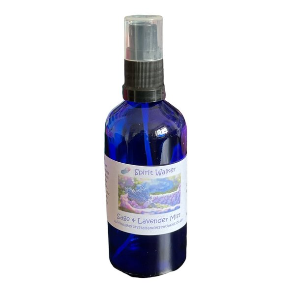 Sage and Lavender Aura Spray 100ml Bottle