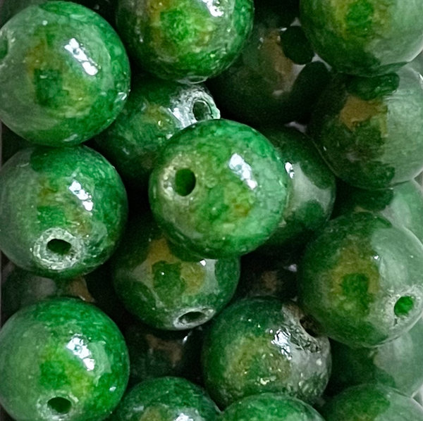 Nephrite Jade Beads 8mm x 10
